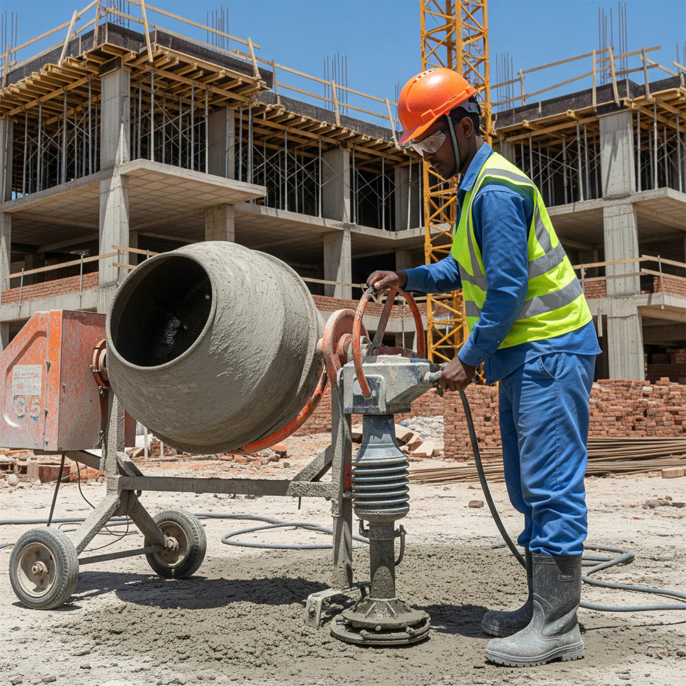 Concrete Mixers & Vibrators - KEEPS Sanitation and Construction