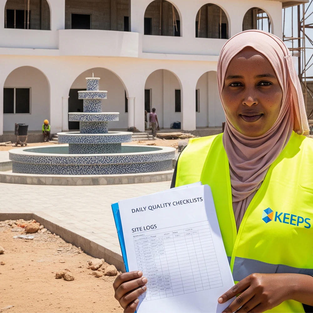 Daily Quality Checklists & Site Logs - KEEPS Sanitation and Construction