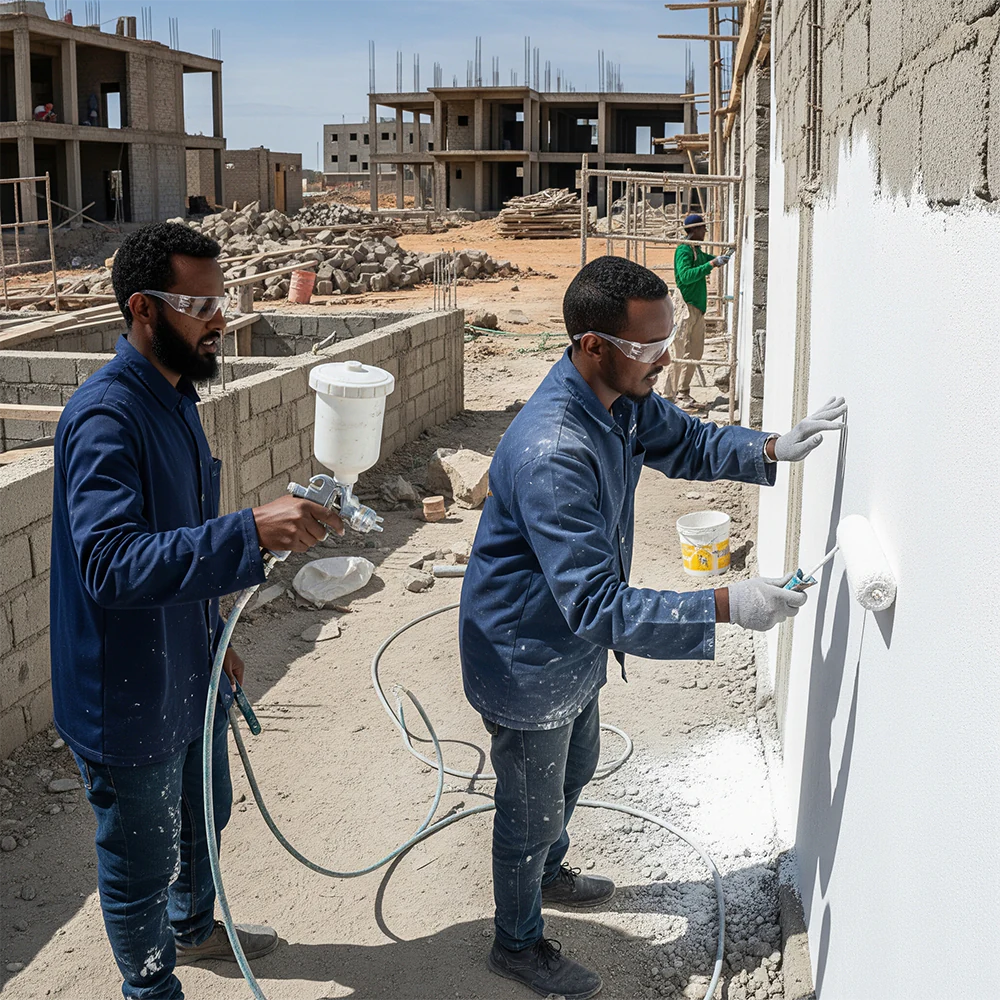 Paint Spray & Rollers - KEEPS Sanitation and Construction