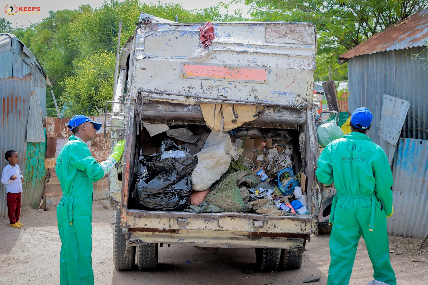 IDP and Refugee Campl Garbage Collection - KEEPS Sanitation and Construction - 1 (117)