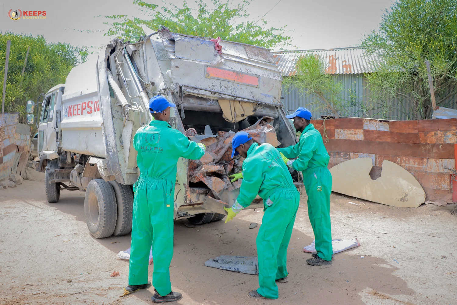 IDP and Refugee Campl Garbage Collection - KEEPS Sanitation and Construction - 1 (119)