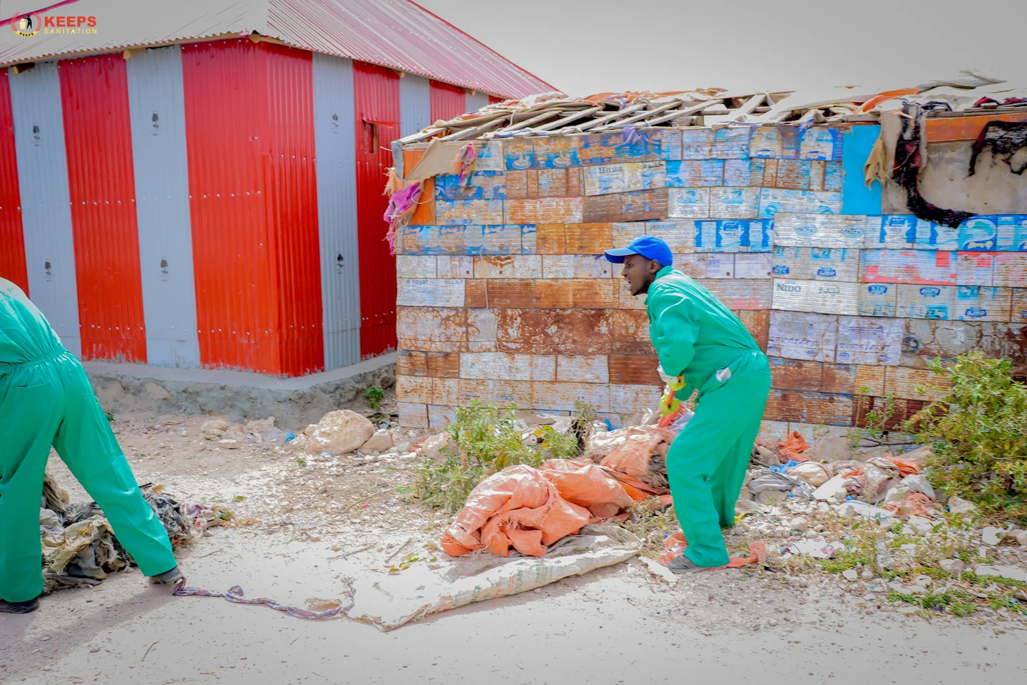 IDP and Refugee Campl Garbage Collection - KEEPS Sanitation and Construction - 1 (121)